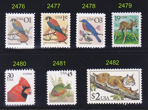 2476 2482 mnh - us, 1990-95